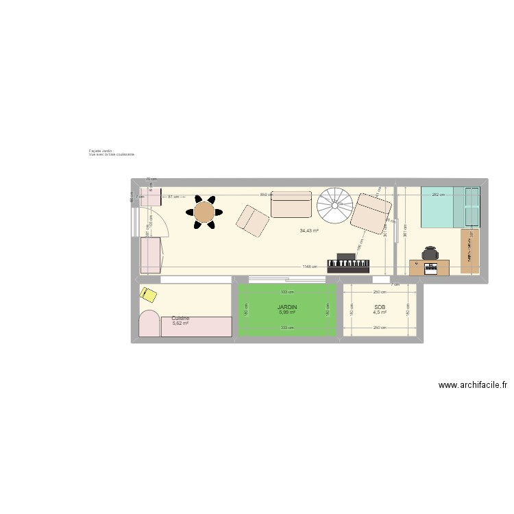 RDC MEUBLE 19 SEPT 2024. Plan de 0 pièce et 0 m2