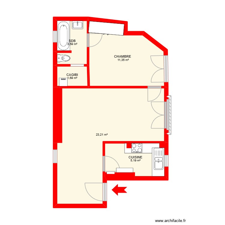 BI 32307. Plan de 0 pièce et 0 m2
