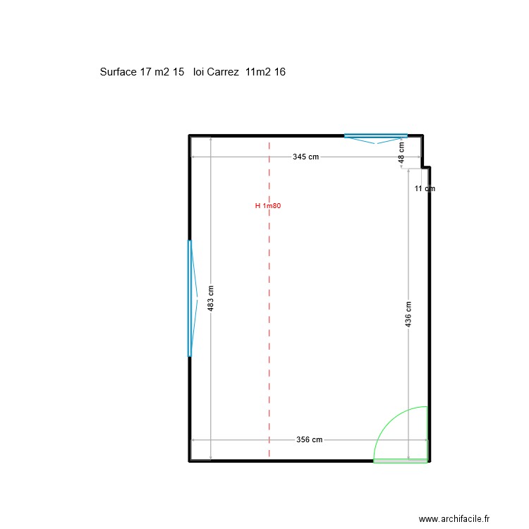 Chambre Noah. Plan de 0 pièce et 0 m2