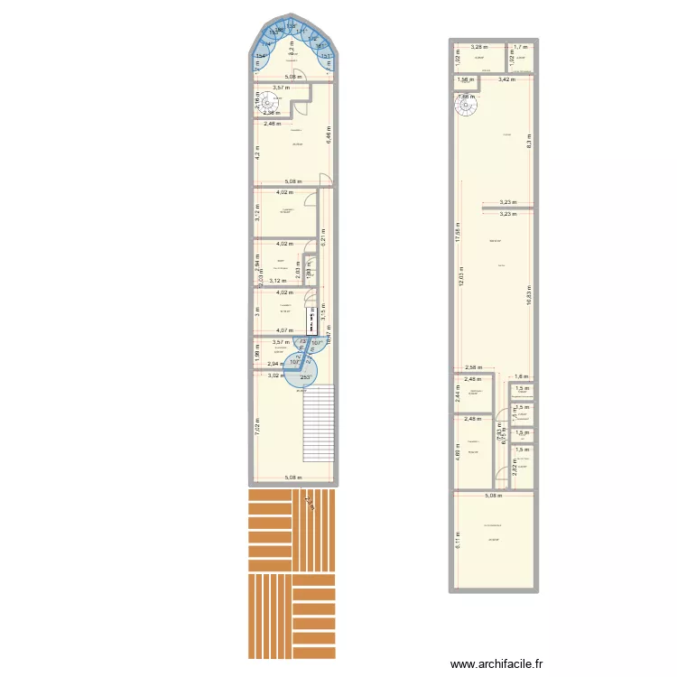 peniche. Plan de peniche. Plan de