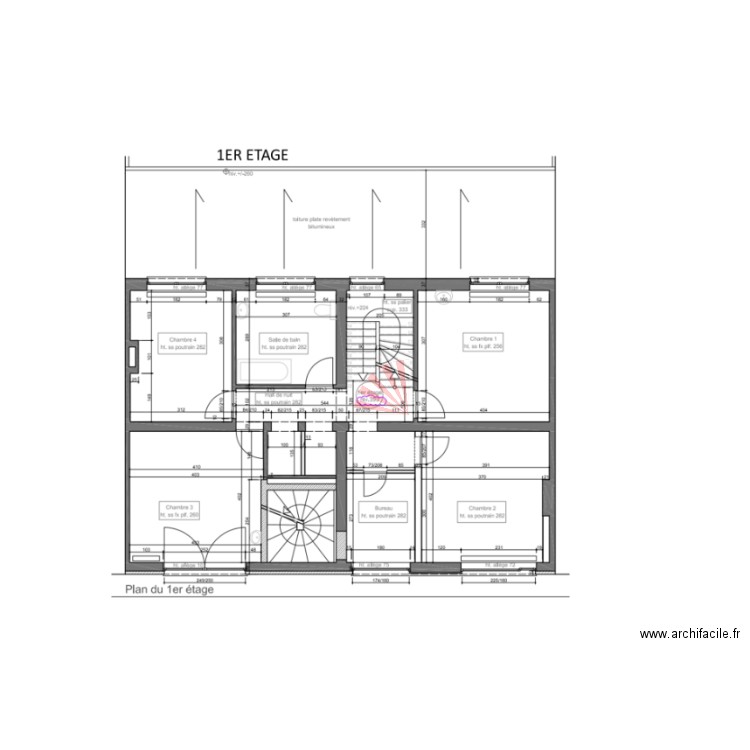 PLAN EGGERMONT INTRUSIONETAGE. Plan de 0 pièce et 0 m2