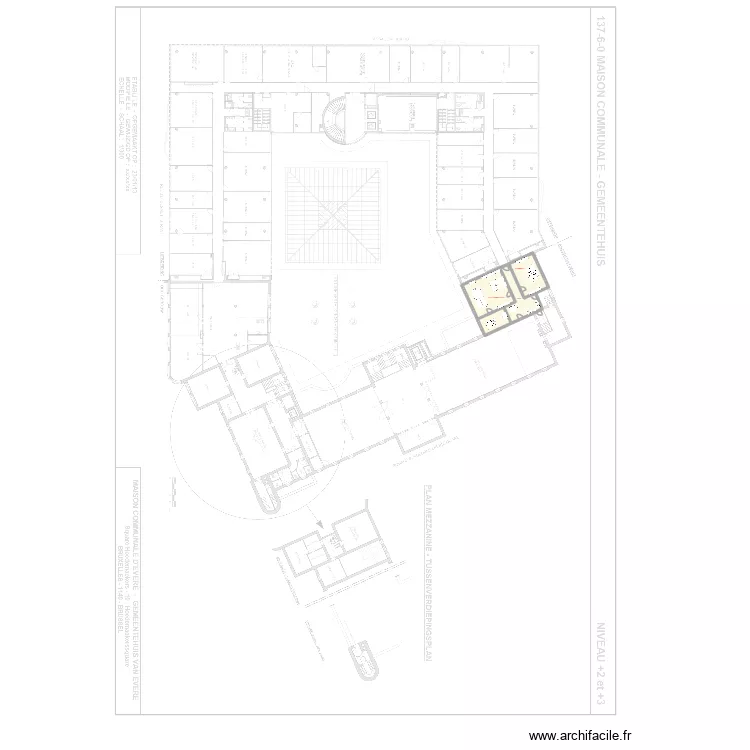 DAP +2. Plan de 4  et 108 m²