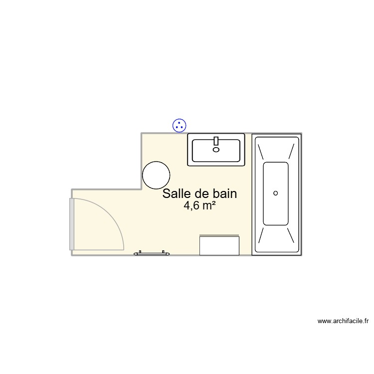 SDB. Plan de 0 pièce et 0 m2