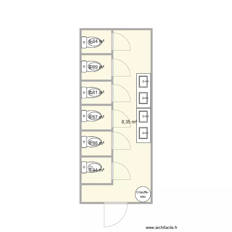 MAITRE CUBE CHANTIER DAMMARTIN. Plan de 