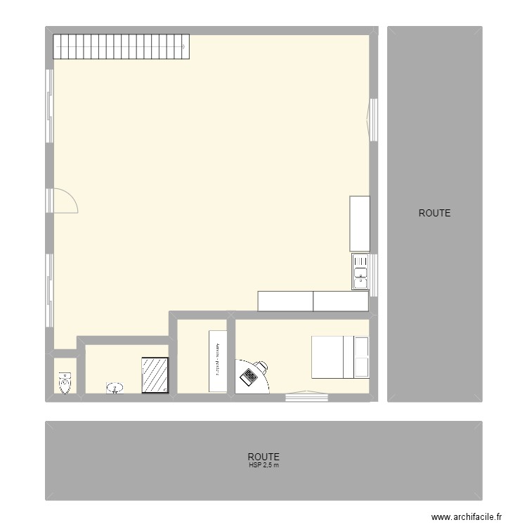 Mise a jour rdc . Plan de 0 pièce et 0 m2