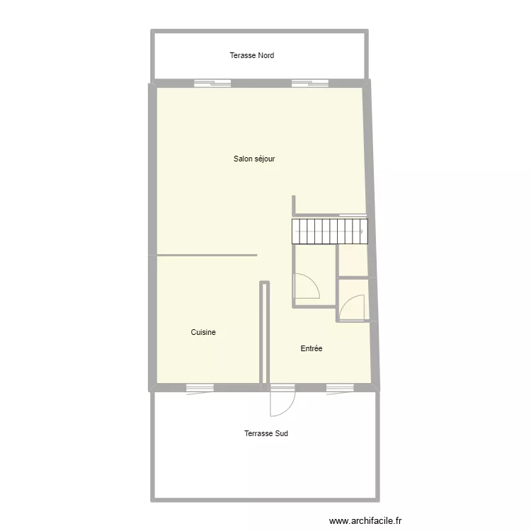 RDC Clement PLANES projet chambre. Plan de 