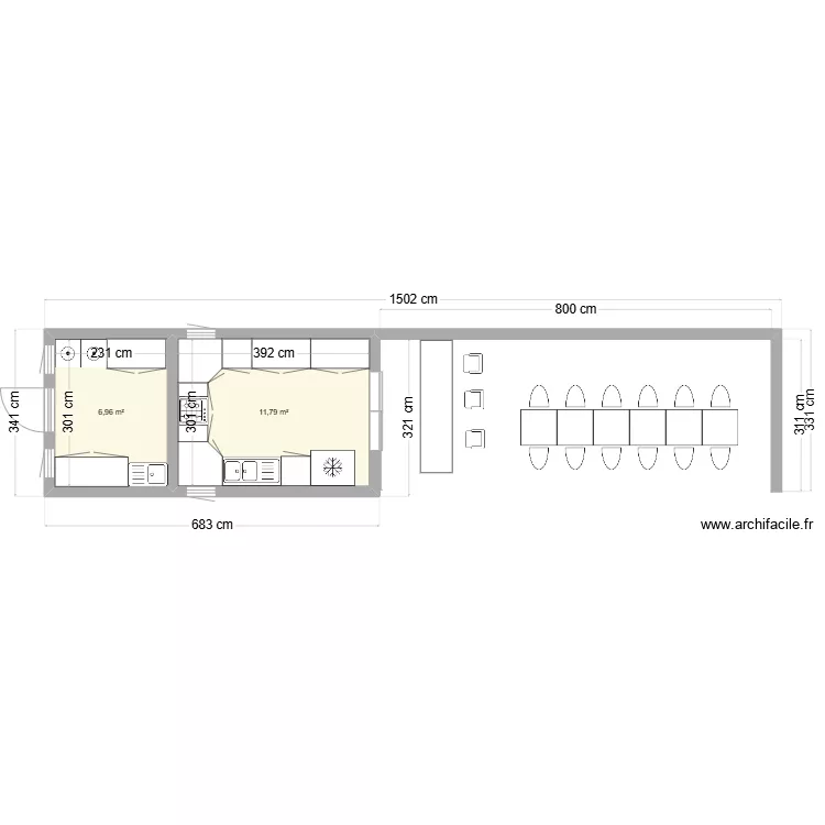 Cuisine extérieure Essaouira. Plan de Cuisine extérieure Essaouira. Plan de