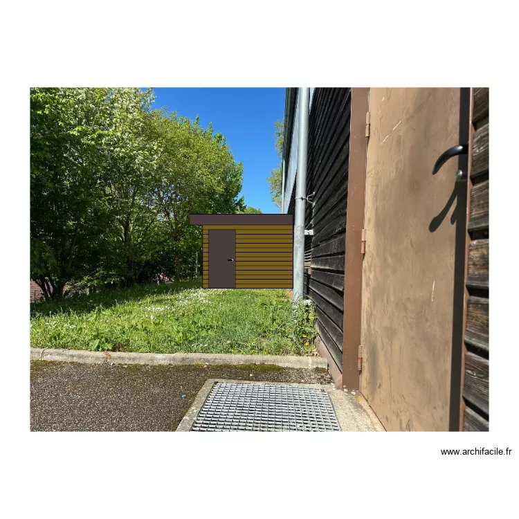 face est tennis. Plan de 