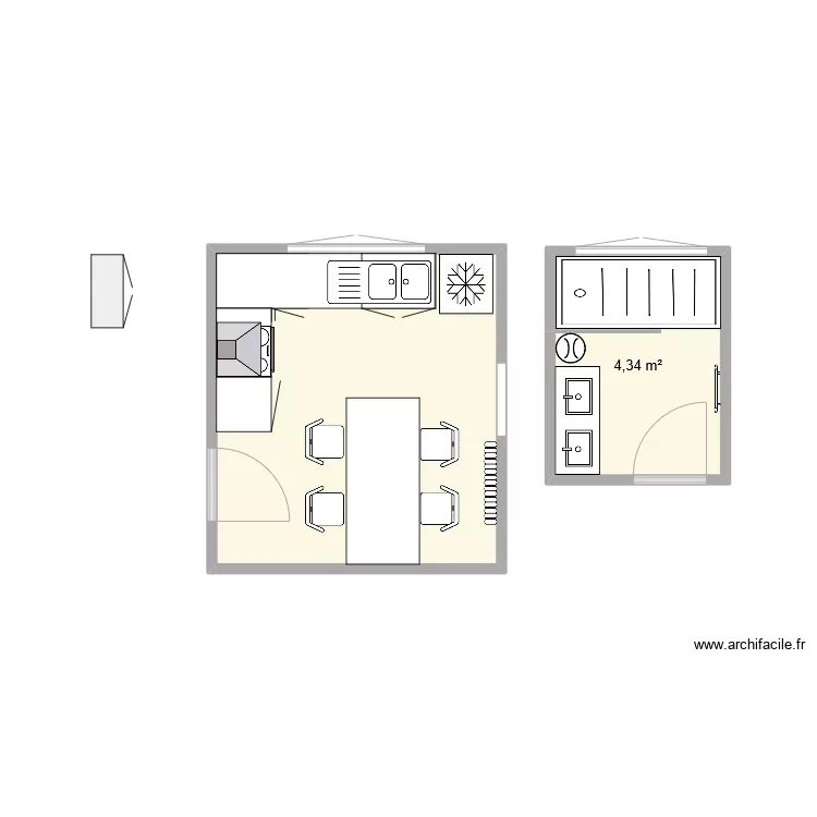 Sarah Cuisine SDB. Plan de 