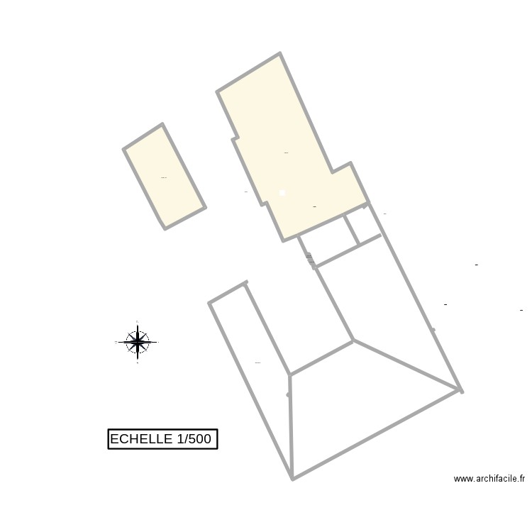 terrain complet. Plan de 6 pièces et 267 m2