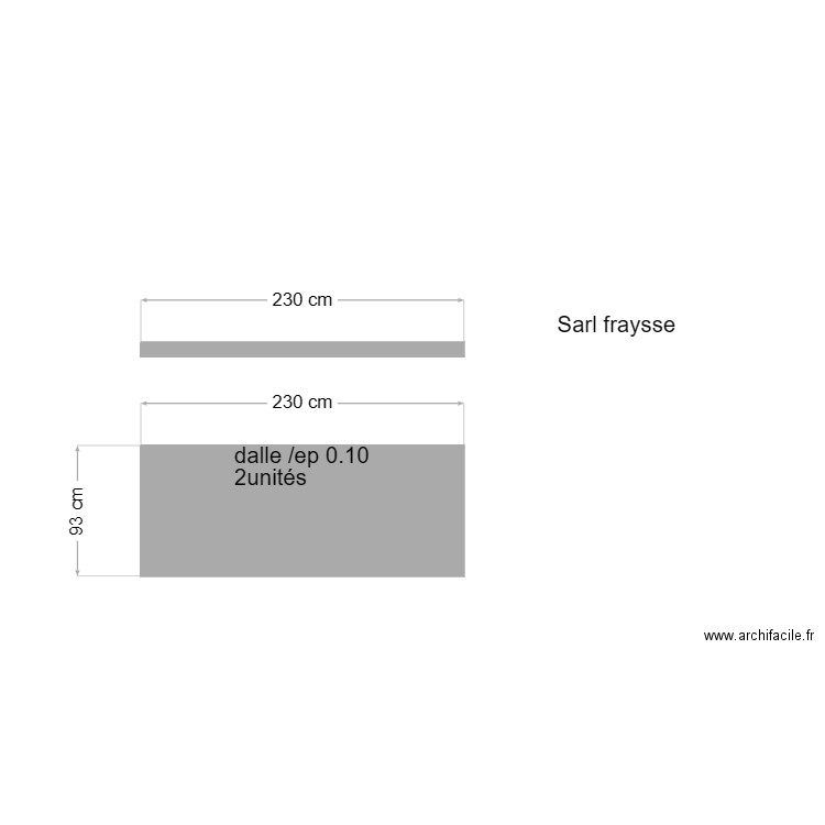 FRAYSSE . Plan de 0 pièce et 0 m2