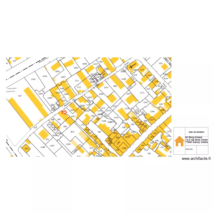 AB plan situation. Plan de 