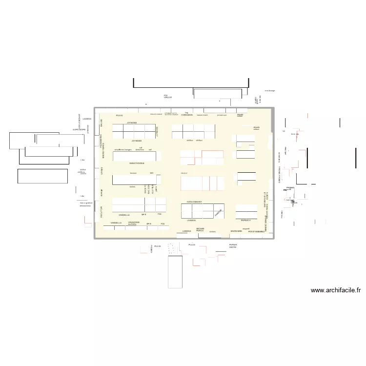 MAG 4.1. Plan de 1  et 281 m²
