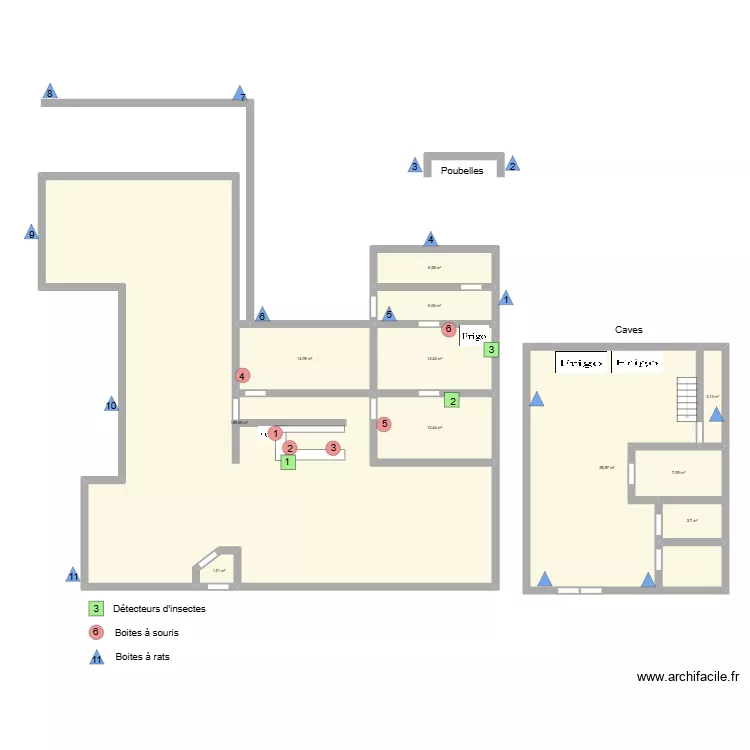 Beau Mont Grill. Plan de 11 et 285 m² Beau Mont Grill. Plan de 11 et 285 m²