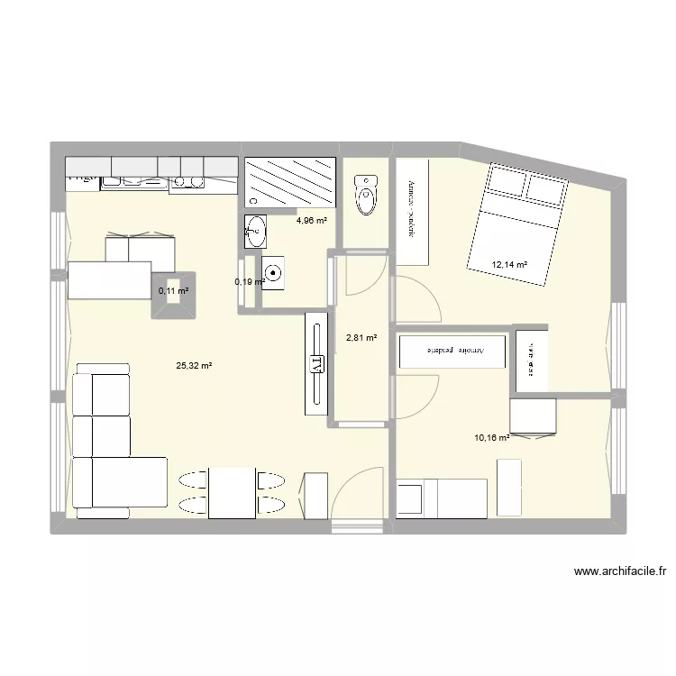 Appart Vanves cuisine. Plan de Appart Vanves cuisine. Plan de