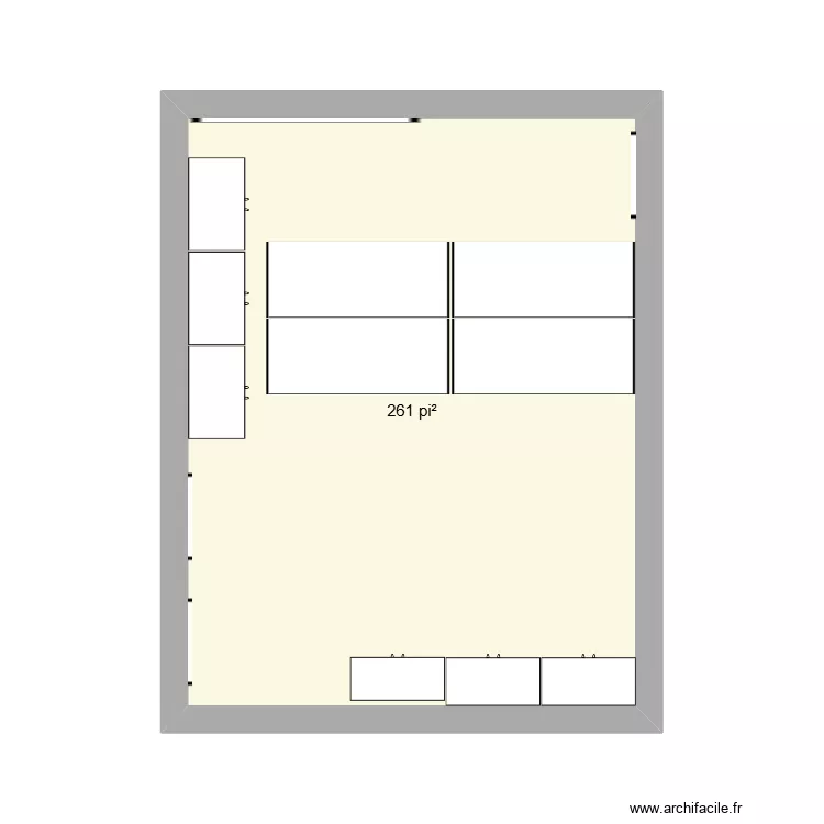 MCPAT. Plan de 1 et 24 m² MCPAT. Plan de 1 et 24 m²