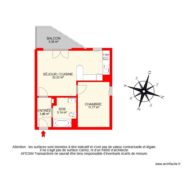 BI 33110 -. Plan de 0 pièce et 0 m2
