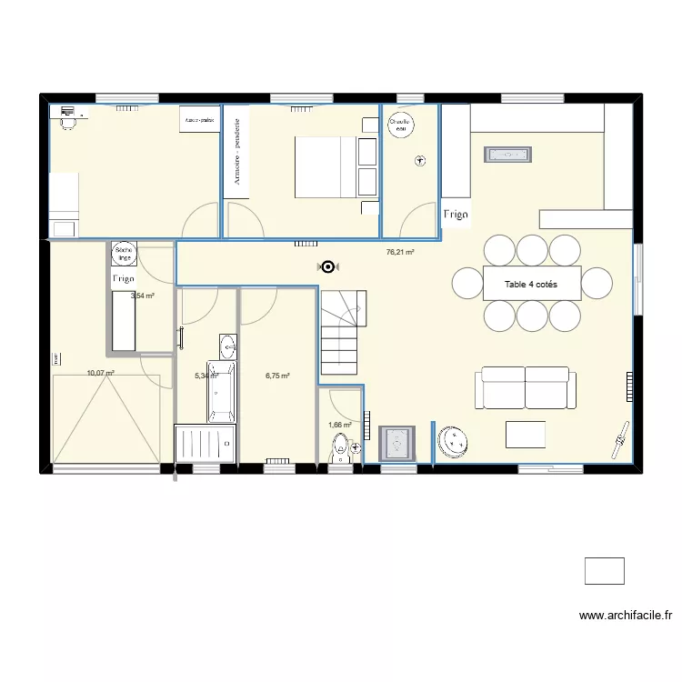 plan initial. Plan de 