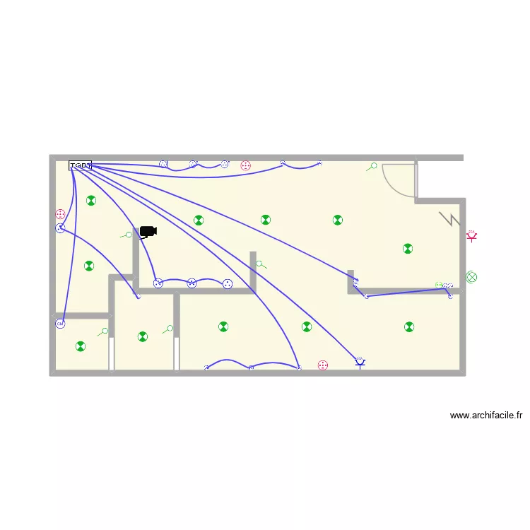 MEDINA 1. Plan de 3  et 29 m²