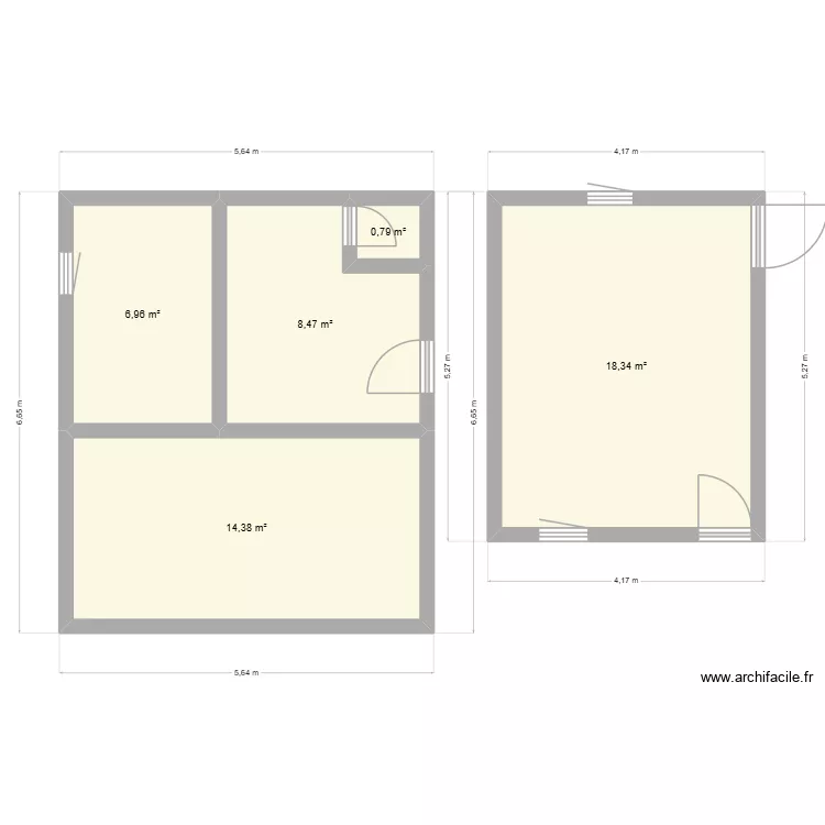 maison. Plan de 12 et 127 m² maison. Plan de 12 et 127 m²