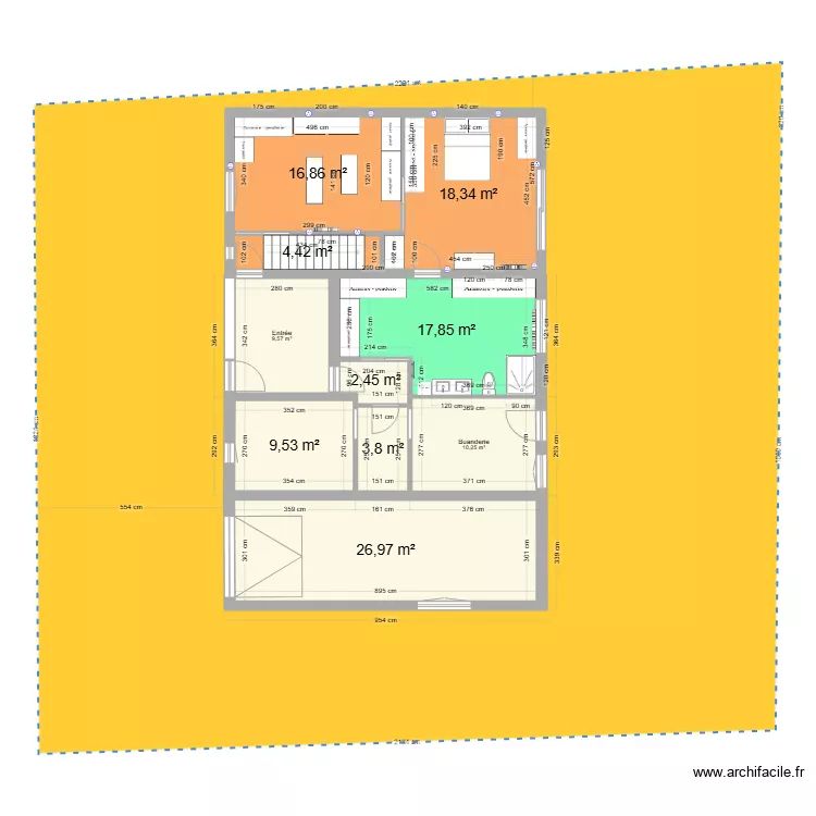 extension projet 8B. Plan de 