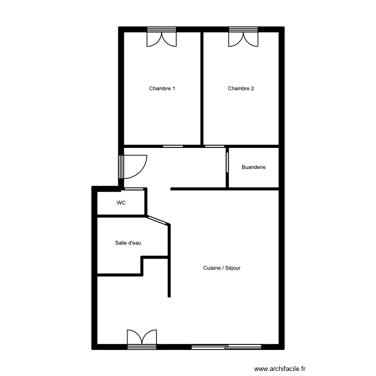 DARMONYAN - Appart. Plan de 6  et 60 m²