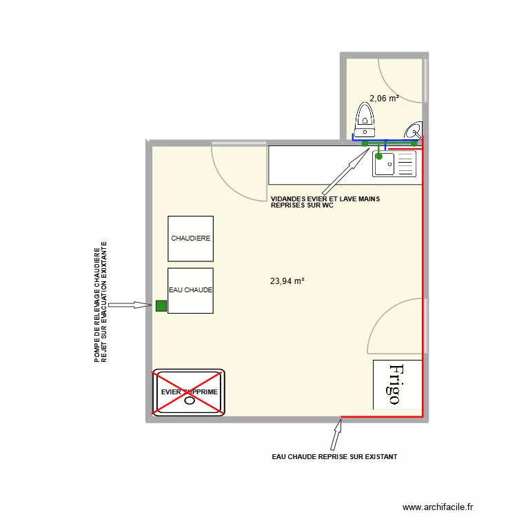 DUPRE. Plan de 2 et 26 m² DUPRE. Plan de 2 et 26 m²