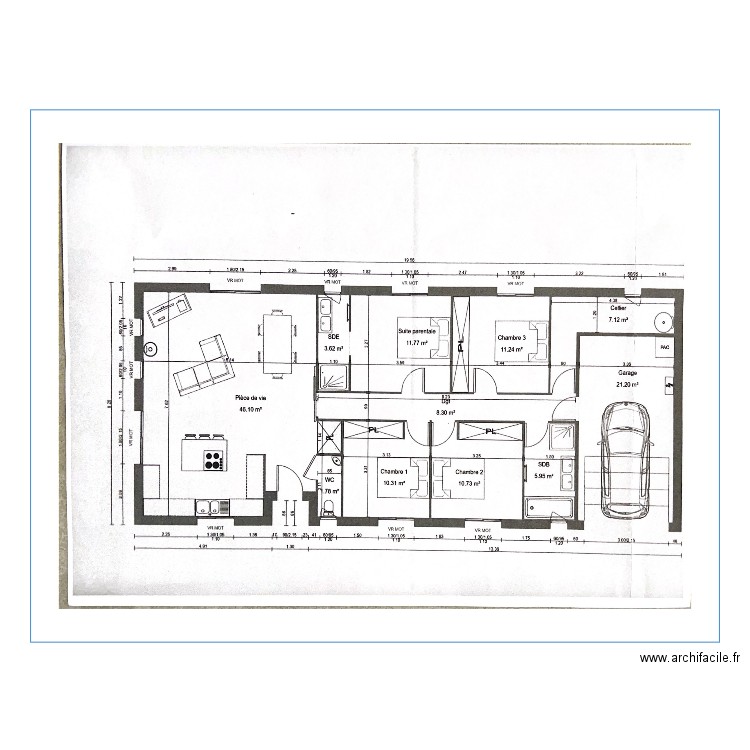 Projet à Saintes Jean-luc et Alexandra. Plan de 0 pièce et 0 m2
