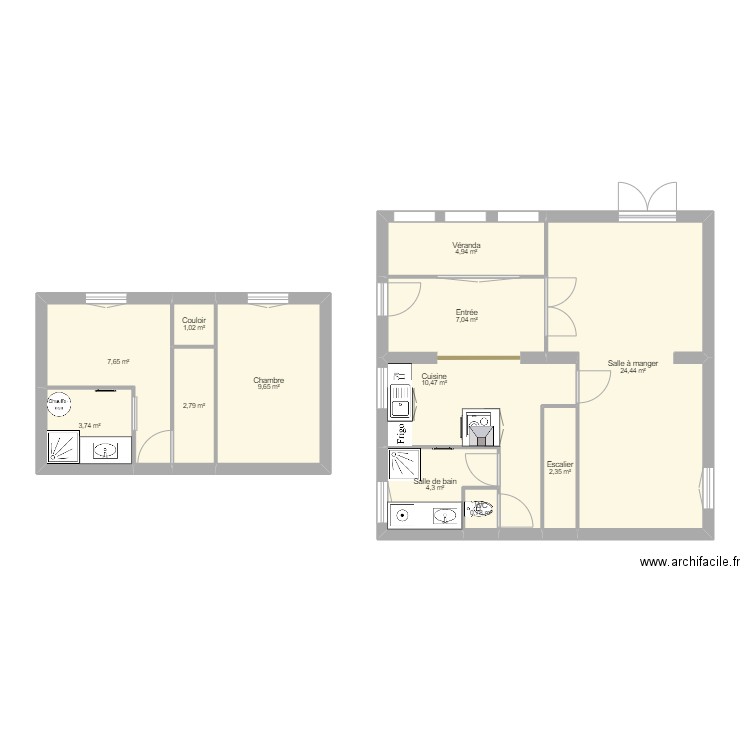 Erable2. Plan de 0 pièce et 0 m2
