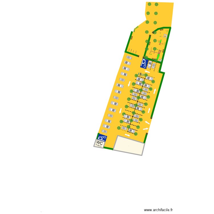 blot blot 1. Plan de 2 pièces et 136 m2