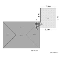 vue dessus toiture garage 40m²