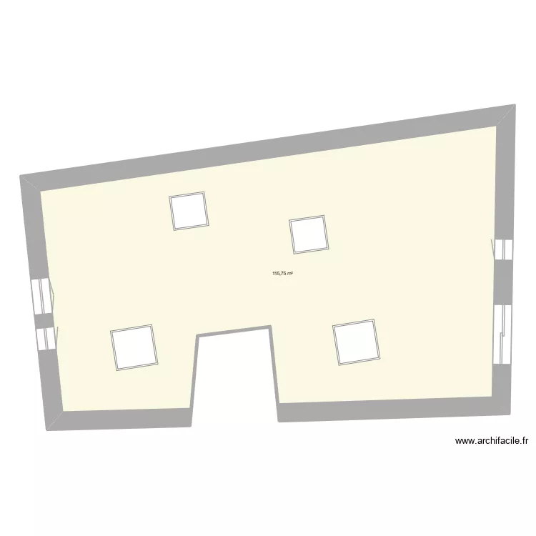 2i&eacute;me pomerols 2. Plan de 1 Pièce et 116 m²