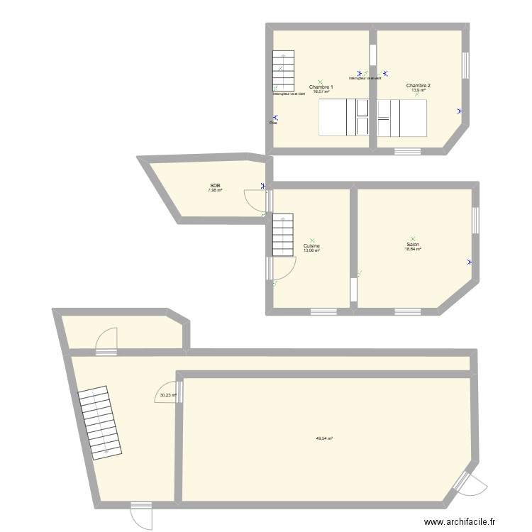 Nicolas Vansnick - appartement. Plan de 0 pièce et 0 m2