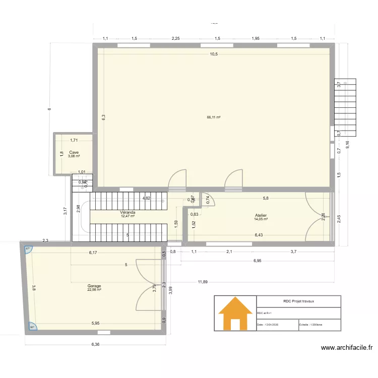 Ancien Origine Supprimer des murs Drumettaz Clarafond. Plan de 9  et 231 m²
