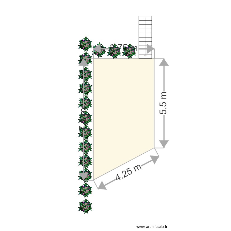 extension garage. Plan de 0 pièce et 0 m2