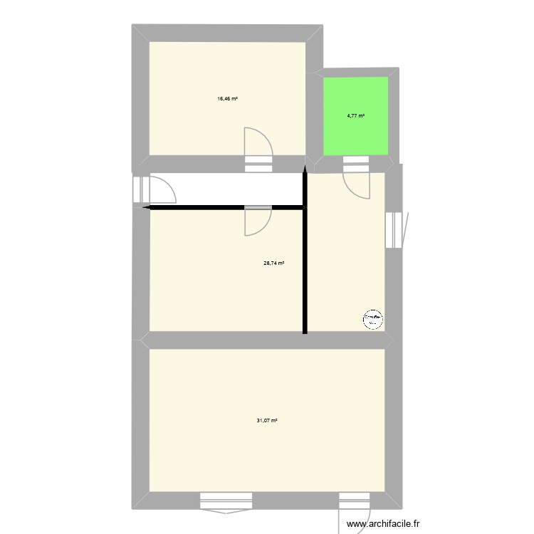 Projet St Christophe. Plan de 0 pièce et 0 m2 Projet St Christophe. Plan de 0 pièce et 0 m2