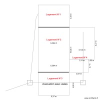 Plan r&eacute;seaux 4 logements