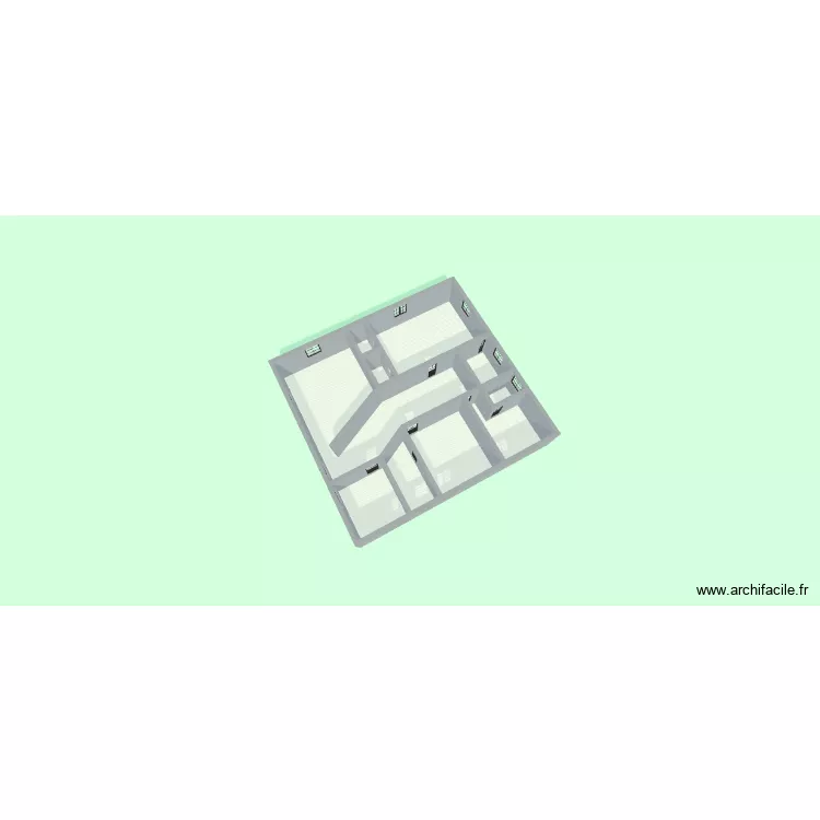 MAISON 2. Plan de 9  et 147 m²