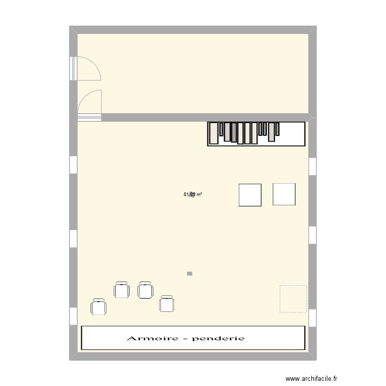 local. Plan de 0 pièce et 0 m2