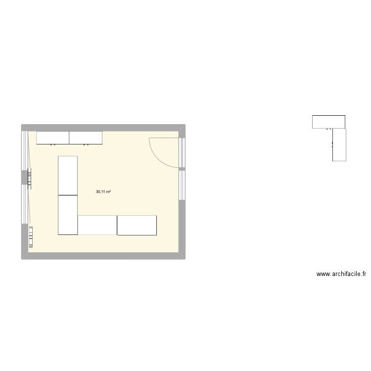 proposition 1. Plan de 1 pièce et 30 m2
