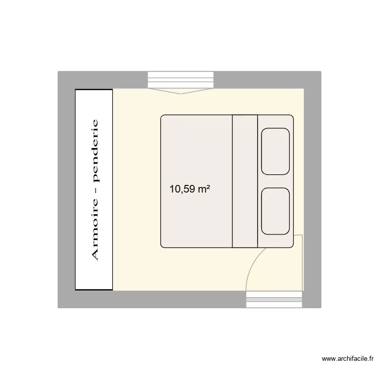 cambre. Plan de 1 Pièce et 11 m² cambre. Plan de 1 Pièce et 11 m²