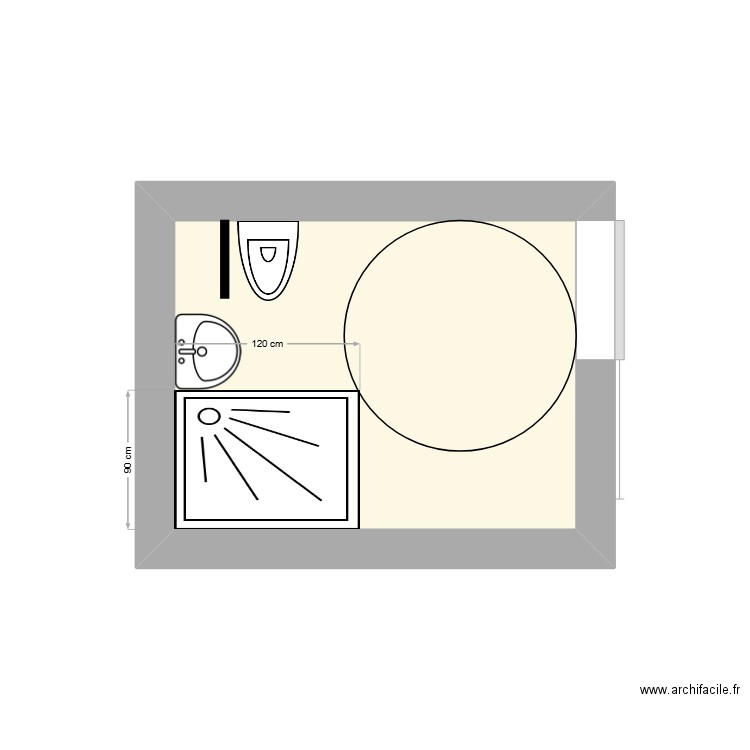 Mikaele P.. Plan de 1 pièce et 5 m2