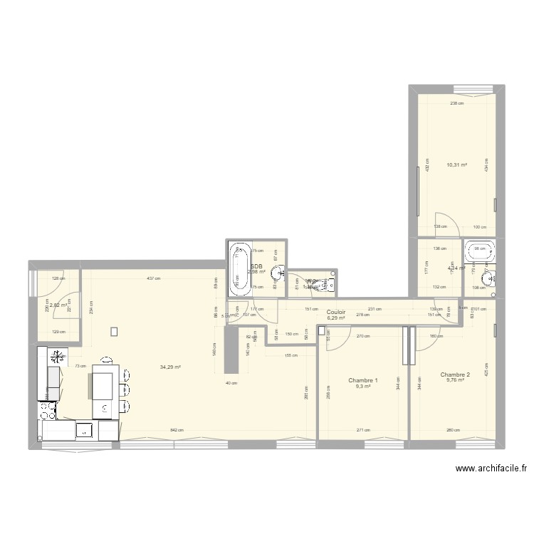 02 Boulogne plan projet 19 nov 4. Plan de 0 pièce et 0 m2
