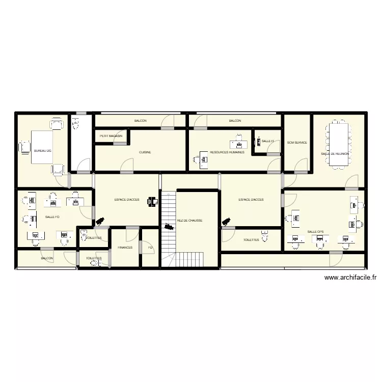 NETIS BUREAU. Plan de 