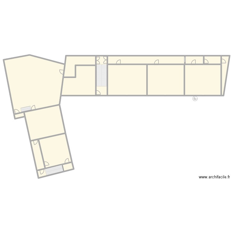 St Maur - étage. Plan de 12 pièces et 929 m2