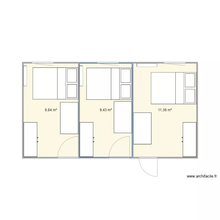 Appart lille . Plan de 