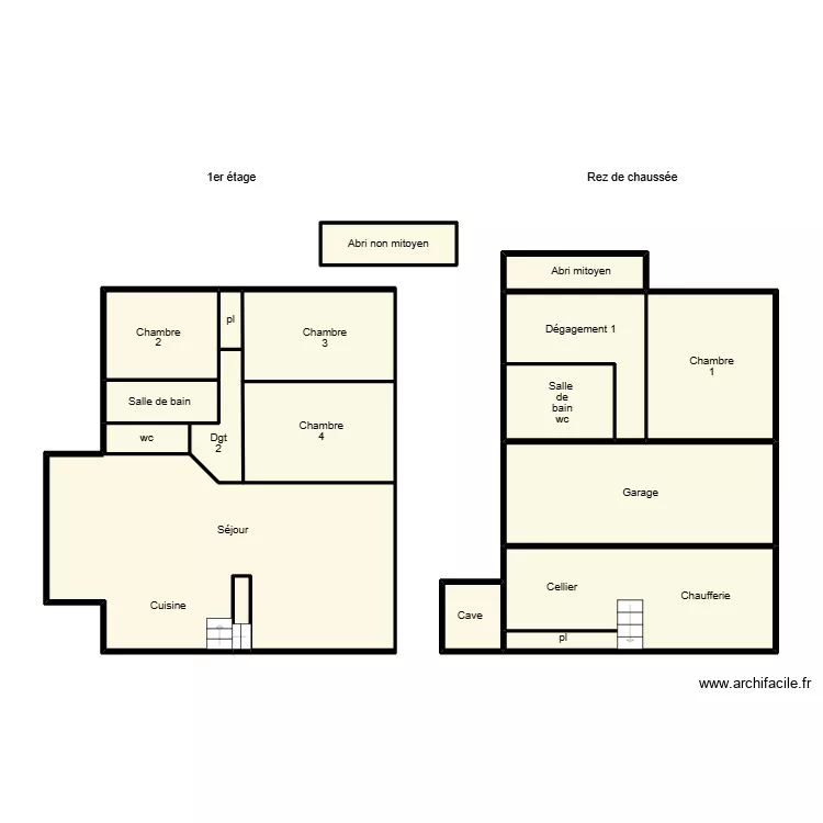 Combaud Montaigu. Plan de 