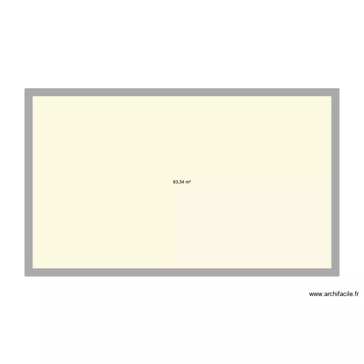 1er étage. Plan de 1 Pièce et 64 m² 1er étage. Plan de 1 Pièce et 64 m²