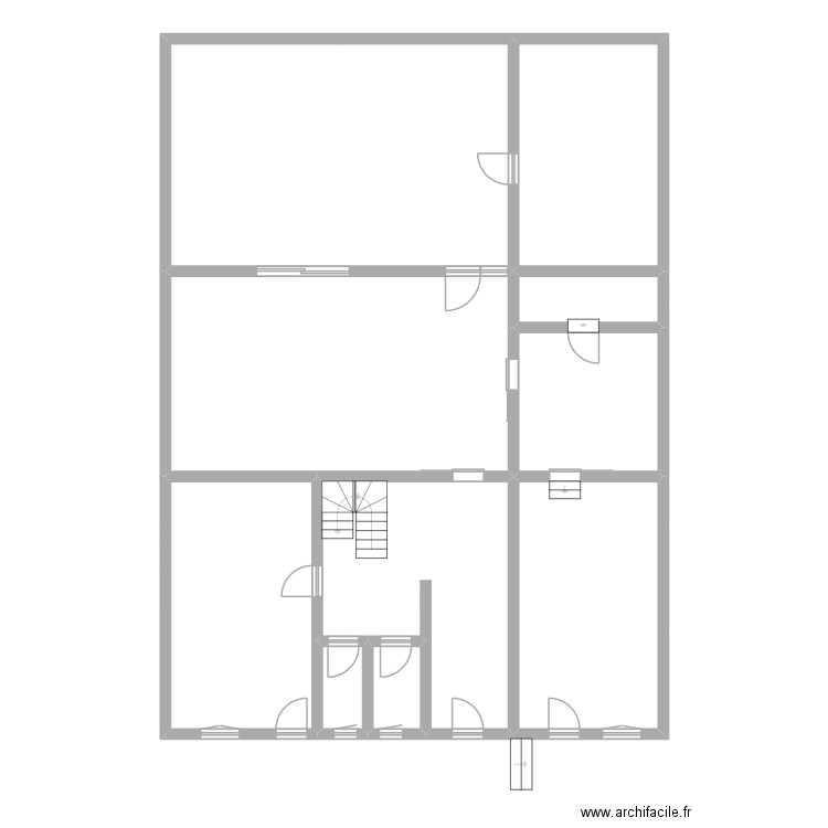 DESLANDES. Plan de 10 pièces et 209 m2