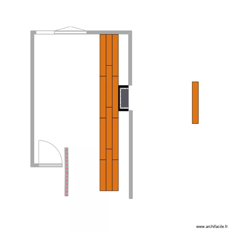 Chambre Est&eacute;ban. Plan de 